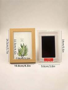 2 件宠物爪印印模套装、无墨手印和脚印套装、狗鼻印套装、带相框的清洁触感印台、无杂乱宠物爪印印章垫，宠物爱好者的纪念品（印台和套装附带 2 张白纸，产品中的图片仅供展示之用。由于批次不同，图片可能会有所不同，不会影响产品的实际使用。） - 彩色 - 查看 6