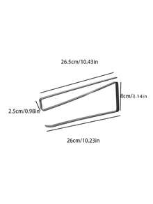 1 Stück Küchenregal Multifunktion - Schwarz - Übersicht 6