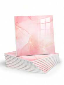 10/20片装大理石纹自粘防水淋浴墙板，自粘防溅瓷砖，PVC墙板，适用于浴室、厨房和客厅 - 11.8英寸 x 11.8英寸淋浴瓷砖