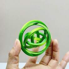 3D Printed , Office Stress Relief Toy, Creative Spinning Gyro, Holiday Gift - Multicolor - View 7