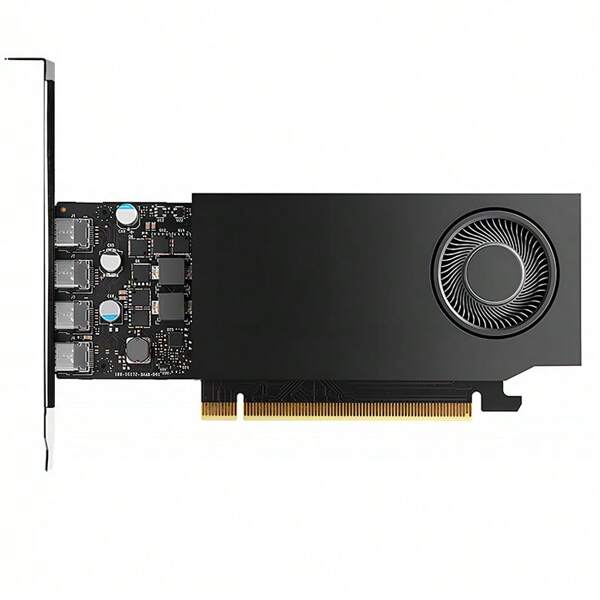 Nvidia RTX A400 4GB GDDR6 Professional Graphics Card, Full Height Single Slot, 4K Multi-Display Output (4x MiniDP), For CAD, 3D Modeling, Rendering, AI, Video Editing, Multi-Screen Workflows (Industrial Packaging)
