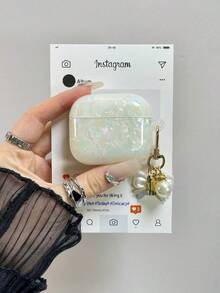 AirPod 4 Case AirPod Pro Case Protective Shell Cover W/ Keychain | Cute Birthday & Holiday Gift Set Accessories For Girls Women - 2個 AirPods 保護殼+蝴蝶 - 查看 6
