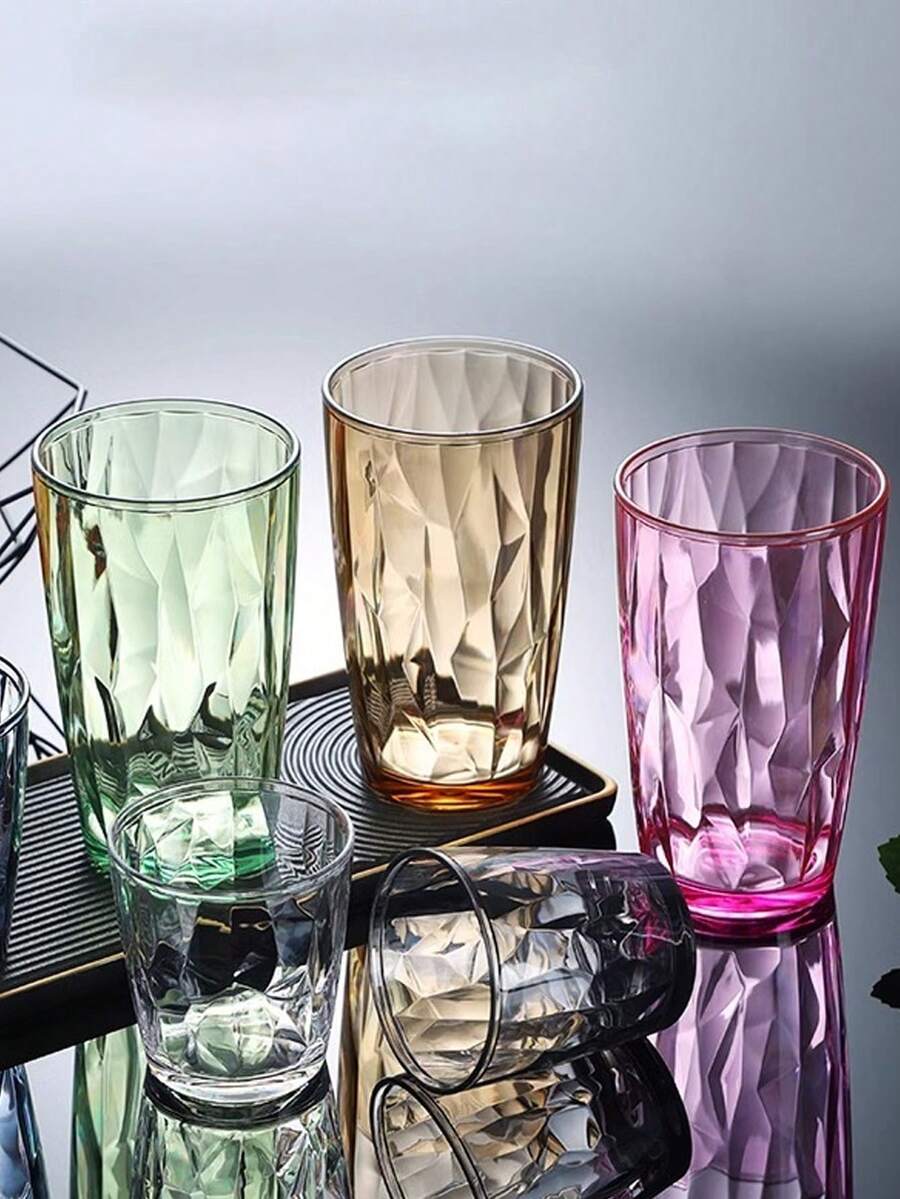 1 cốc nước tái sử dụng, cốc đựng đồ uống, cốc nhựa màu Rock And Coastal, dùng được trong máy rửa chén - Nhiều màu - Xem 1