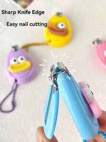 Funny Sausage Lips Nail Clipper, Cute Nail Cutter, Portable Nail Clipper, Manicure Tool, Bag Charm, Suitable For Home, Nail Salon Hand And Foot Care, Etc. - Multicolor - View 11