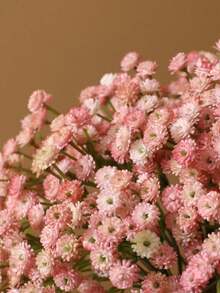 80pcs/40pcs/20pcs Artificial Flowers Baby Breath Flower Fake Gypsophila, Roose Gypsophila Artificial Flowers Gypsophila Plants Gypsophila Flowers Gypsophila Artificial Bouquet Gypsophila Artificial Flowers For Wedding Bridal Bouquets Home Crafts Decoration, For Wedding Party Home Decoration Floral Bouquets DIY Accessories, Valentine Day, Gift Gifts Birthday Graduation- Plastic Flowers!! - Pink - View 8