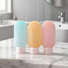 11 pièces Set de bouteilles de voyage pour les articles de toilette, contenants rechargeables de taille voyage pour le shampooing, le revitalisant, les lotions liquides, le savon, le gel douche. Indispensables pour les voyages et incontournables pour la rentrée scolaire