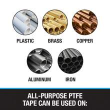 Thread Seal Tape, 260" Length X 1/2" Width, Durable Plumbing Sealant Tape