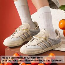 Adidas 女鞋運動鞋低筒繫帶板鞋 SAMBA OG W 日常戶外旅遊鞋休閒鞋 JQ2616 - 奇妙白/亮白/淺灰 - 查看 2