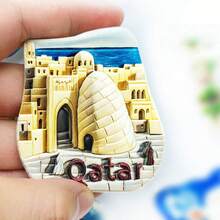 1pc Resin UAE Abu Dhabi Saudi Presidential Palace Desert Rose Eagle Camel Fridge Magnet, Meaningful Creative Gift For Travel Souvenir, Home Decor For Office, Bedroom, Kitchen - Multicolor - View 21