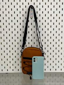 Umhängetasche für Herren im japanischen Arbeitsstil, lässige kleine Schultertasche für Jungen, neue kleine Schultertasche für Männer