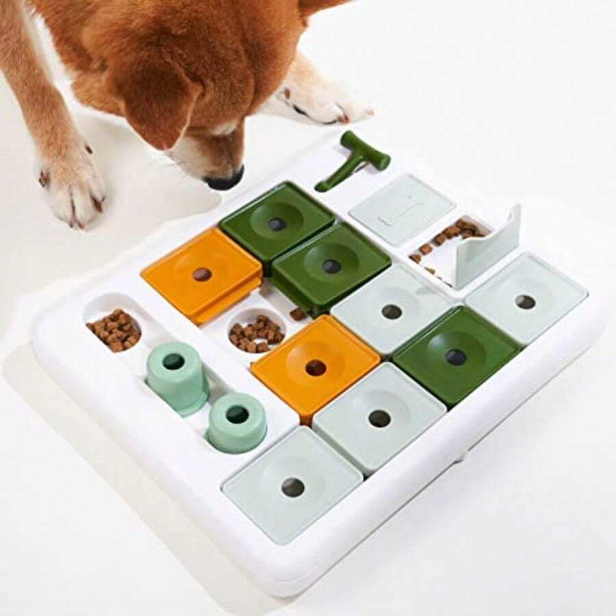 542YMXDog Puzzle Toy 3 Levels Mental Stimulating For Boredom And Smart Dogs Treat Puzzle For All Breeds Dog