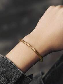 Matte Copper Cuff Bracelet: Vintage Style Open Bangle Bracelet - Perfect Gift For Men, Textured Knurled Surface