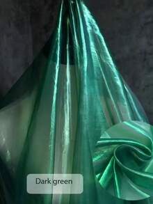 1 件，50 厘米 * 150 厘米全息渐变欧根纱面料，彩虹色网眼面料，适用于连衣裙、DIY 工艺品、角色扮演、舞台装饰 - 彩色 - 查看 12