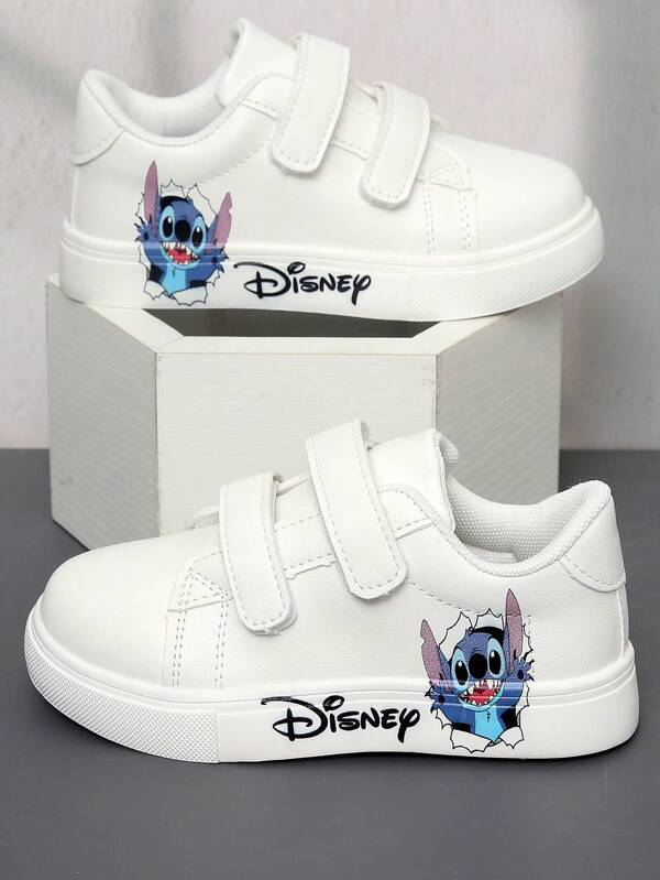Disney 1 paire de baskets décontractées respirantes et confortables avec design à lacets, convient pour la rentrée scolaire, chaussures d'étudiante, printemps/automne