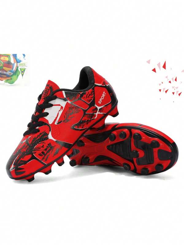 Back To School Football Sports Shoes, Unisex, Suitable For Teenagers, Students, Boys, Girls, Campus Sports Football Shoes, Outdoor Hiking Shoes, Climbing Shoes