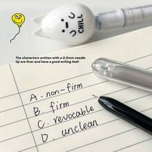 1 szt. Zabawny magnetyczny długopis dekompresyjny, pływający, końcówka 0,5 mm, płynne pisanie, długopis kulkowy, łatwe uwalnianie nacisku, tajemniczy prezent pełen niespodzianek, prezent świąteczny, prezent urodzinowy, do użytku w szkołach i biurach