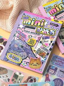 1 Set de 32 de autocolante decupate în stil retro, elemente vintage, autocolante decorative pentru scrapbooking, căni, mini modele - Multicolor - Vizualizare 5