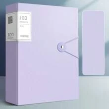 60-Pockets A4 File Folder, Suitable For A4 Size Documents Like Exam Papers, Made Of PP Material, Transparent & Waterproof, Convenient For Home, School, Office Document Storage And Organization, Great For Back To School