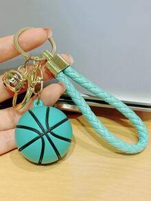 1 pieza Colgante de baloncesto, llavero con accesorio de baloncesto de goma suave y creativa, regalo de accesorios para coche, accesorios góticos lindos de Y2K, accesorios de Halloween, accesorios de Día del Maestro, cordones de identificación, accesorios de coche, adornos de bolso, accesorios navideños para coche, ideas de regalo para amigos y hermanas