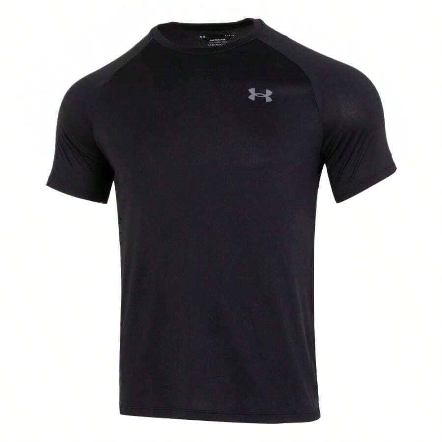 Under Armour Áo thun Tech 2.0 SS tay ngắn, nhanh khô, mềm mại, thích hợp cho nam mặc ngoài trời, chạy bộ - màu đen - Xem 1