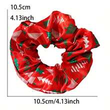 20/12/8pcs Christmas Themed Hair Scrunchies Set, Christmas Print Satin Headbands, New Fashion Printed Satin High Elasticity, Suitable As Christmas Gifts For Girls/Women, New Year Gifts And Christmas Decorations, Lightweight, Breathable And Soft, Christmas Tree & Snowflake Print, Multi-Color Scrunchies Combo Set, Applicable For Bedroom, Bathroom, Outdoor, Christmas Hair Accessories, Headbands Winter Room Decor