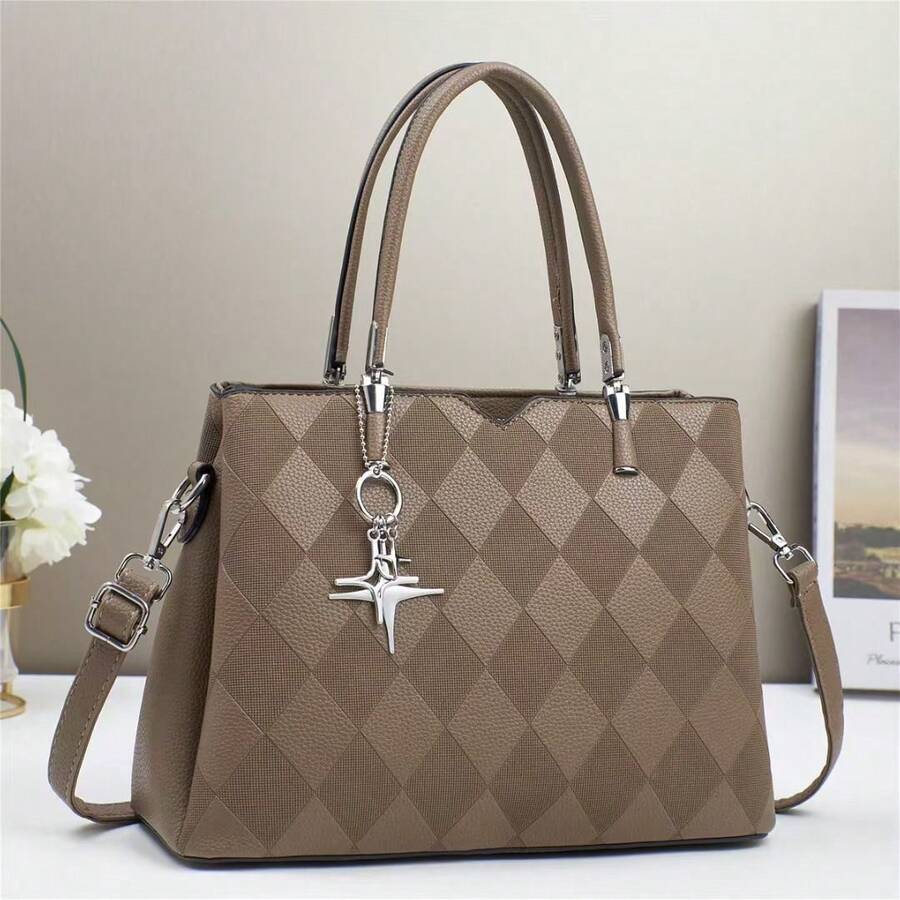 Women Shoulder Bags - 棕色 - 查看 1