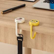 1pc Student Desk Hanging Bag, Detachable & Movable Hook, Desk Edge Hook, Adjustable For School/Office Desk, Backpack Storage Hook, Back To School Supplies