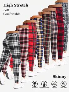 Women's Stretchy Leggings,Multiple Colors Available, Minimalist & Elegant Design, Versatile For Daily Wear, Casual Outings, Walking, Cropped, Black, White, Red, Beige, Soft & Comfortable, Suitable For Fitness, Running, Squats, Shaping, Outdoor, Beach, Spring/Summer, Cozy - Multicolor - View 1