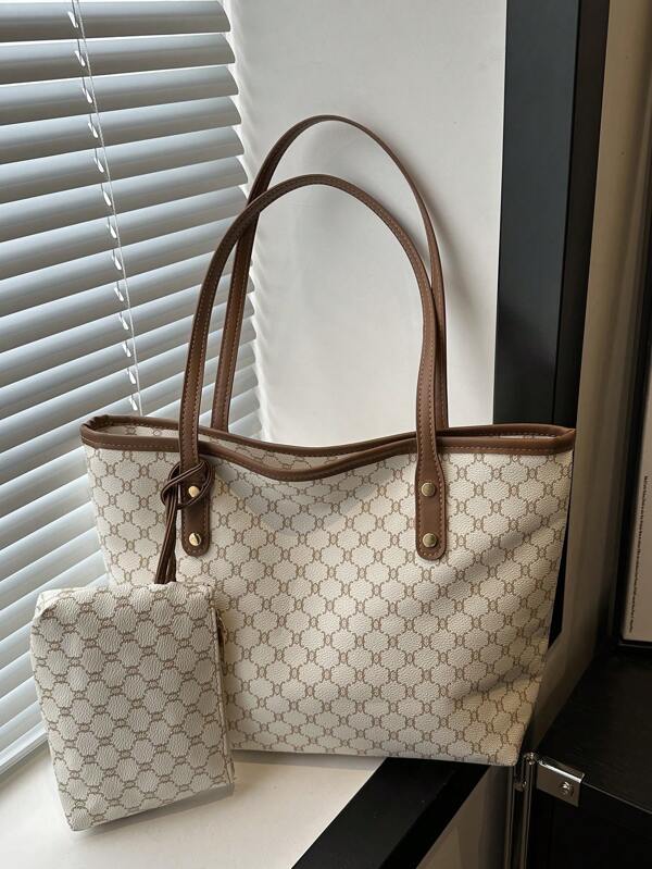 2025 New Large Capacity Commuter Bag, Women's Fashion Versatile Shoulder Bag, High-End Tote Bag For Summer