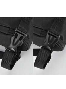 1 Bolsa Frontal de Grande Capacidade - Tecido Oxford Durável com Alça de Ombro Ajustável, Zíper Frontal para Armazenar Bicicletas e Motocicletas; Ideal para Aventuras ao Ar Livre, Armazenamento de Carro; Bolsas de Tecido Oxford, Bolsas de Bicicleta