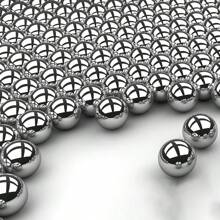 50/100/200/300/500个 6/7/8毫米弹弓狩猎射箭球高碳钢球精密抛光淬火