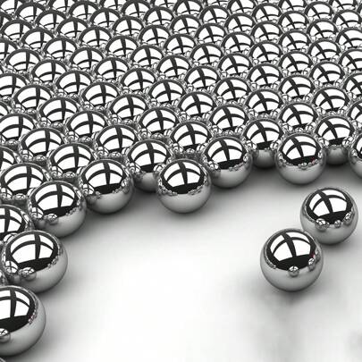 50/100/200/300/500个 6/7/8毫米弹弓狩猎射箭球高碳钢球精密抛光淬火