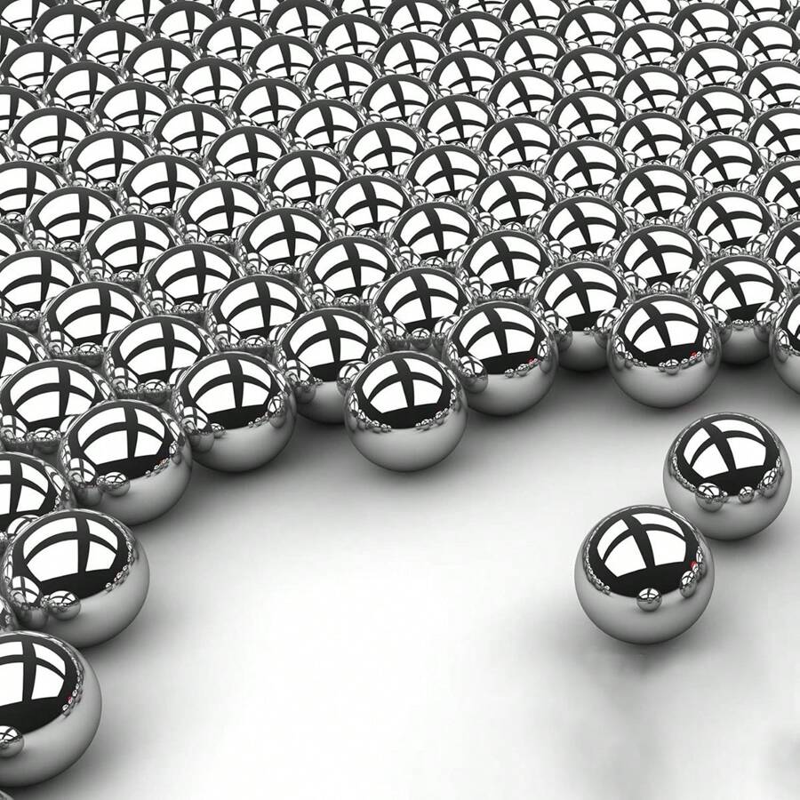 50/100/200/300/500个 6/7/8毫米弹弓狩猎射箭球高碳钢球精密抛光淬火