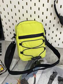 Umhängetasche für Herren im japanischen Arbeitsstil, lässige kleine Schultertasche für Jungen, neue kleine Schultertasche für Männer