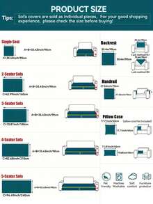 1 pieza Alfombra para sofá, unicolor universal para las cuatro estaciones, alfombra protectora anti-arañazos para mascotas, cubierta de sofá amiga de las mascotas, alfombra para sofá, protección de muebles para dormitorio, oficina y sala de estar, decoración del hogar (las fundas de almohada, respaldos y guantes se deben comprar por separado) - Café integral - Ver 3