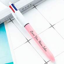 1支装 - 200支装 定制四色圆珠笔，多色笔，四合一按动式四色圆珠笔，适用于办公、学校用品、学生、礼品、派对赠品、办公室装饰 - 彩色 - 查看 53