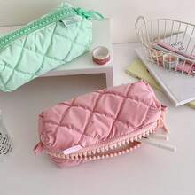 [Candy Color] Soft Student Stationery Storage Bag | Large | Pencil Case | Student | Girl | Candy Color - Multicolor - View 6