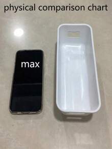 10 个带手柄的可堆叠塑料储物盒，适用于办公室、家庭、衣柜；5 个/3 个/1 个多功能储物篮，耐用的容器，用于存放袜子、内衣、文具、化妆品；节省空间的抽屉式储物盒 [塑料物品可能会略微变形且比图片小，如果您对此有所顾虑，请注意] - 白色 - 查看 4