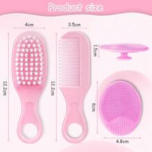 2/3pcs Newborn Baby Comb Set, Birthmark Removal Hair Care Brush, Infant Head Massage Brush Set
