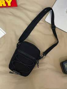 Umhängetasche für Herren im japanischen Arbeitsstil, lässige kleine Schultertasche für Jungen, neue kleine Schultertasche für Männer