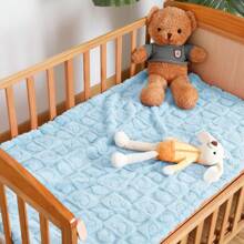 1 pezzo Morbida e calda coperta in peluche per bambini, adatta per bambine e bambini, avvolgente soffice per passeggino, biancheria da letto per culla neonato, regalo per festa di nascità