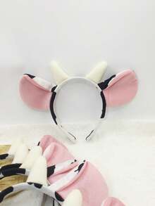 1 件/2 件/3 件/5 件/6 件时尚性感可爱牛耳头带、化妆造型、派对道具、万圣节服装、有趣的恶作剧礼物！ - 彩色 - 查看 7