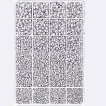 1860pcs Resin Rhinestones With Tweezers, Mixed Sizes 3-6mm, Champagne Color, For DIY Crafts, Clothing, Shoes, Nail Art Nails - Champagne - View 7