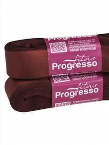 Satin Ribbon 22mm Wide In 10m Pieces. - EARTH(COLOR 1383) - View 1