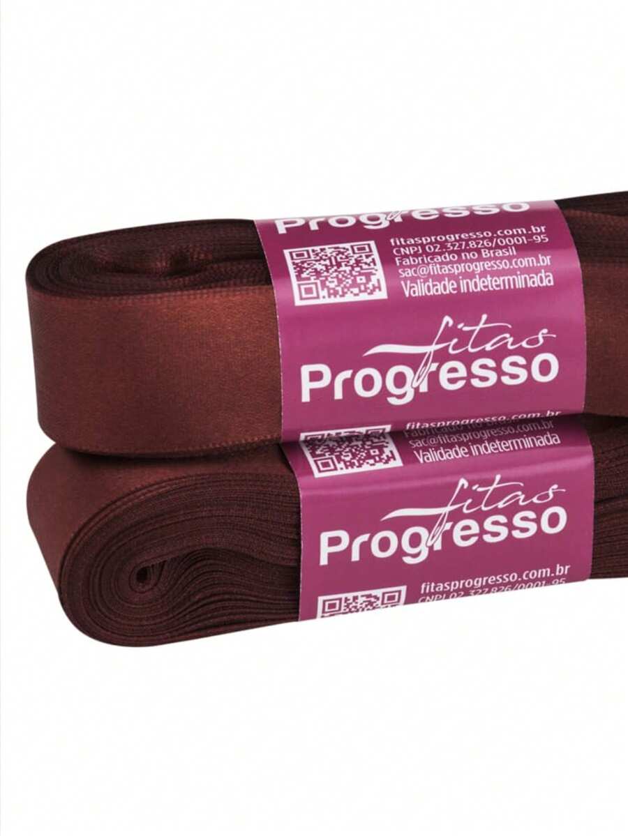 Satin Ribbon 22mm Wide In 10m Pieces. - EARTH(COLOR 1383) - View 1