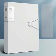 60-Pockets A4 File Folder, Suitable For A4 Size Documents Like Exam Papers, Made Of PP Material, Transparent & Waterproof, Convenient For Home, School, Office Document Storage And Organization, Great For Back To School