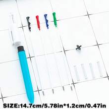 1支装 - 200支装 定制四色圆珠笔，多色笔，四合一按动式四色圆珠笔，适用于办公、学校用品、学生、礼品、派对赠品、办公室装饰 - 彩色 - 查看 2