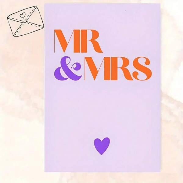 1pc German "Zur Hochzeit!" Wedding Card – Playful & Heartfelt Congratulations For Couples (4.33x6.29in + Envelope) | Humorous Marriage Greeting For Friends & Family | Perfect Gift For Bride, Groom & Newlyweds