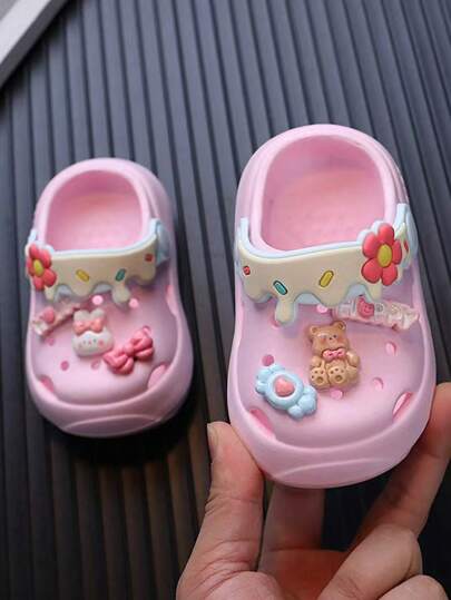 儿童可爱时尚拖鞋，幼儿室内软底鞋，女童夏季户外包头沙滩凉鞋