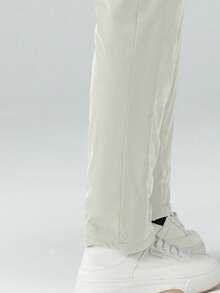 女士保暖防水防风滑雪裤，户外雪裤，冬季保暖徒步裤紧身裤 - 白色 - 查看 5